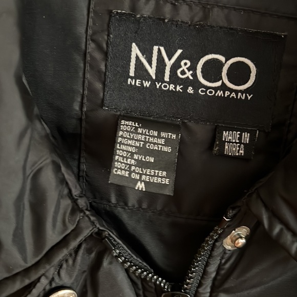 NY & Co. Zippered Nylon Jacket - Picture 2 of 2